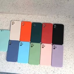 Square Frame Silicone Case For Xiaomi Redmi Note 11S 11 Pro 4G 5G Coque Solid Color Soft Back Cover