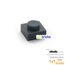 200pcs/lot Bulk Blocks Building Bricks Thin 1x1 Educational Assemblage Construction Toys for Children Size Compatible With 3024