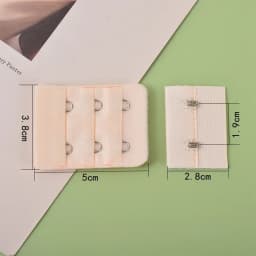 Adjustable Girl Bra Extender Strap Extension Lengthened Adjustable Replacement Buckle 2 Hooks Clip Women Bra Expander