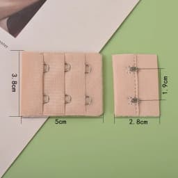 Adjustable Girl Bra Extender Strap Extension Lengthened Adjustable Replacement Buckle 2 Hooks Clip Women Bra Expander