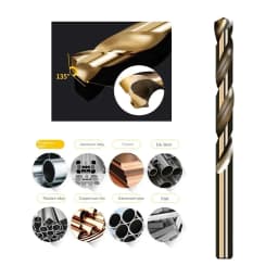 1PC 1mm-6.5mm M35 Cobalt Drill Bit HSS Drill Bit M35 For Stainless Steel Drilling Metalworking Power Drill Bit Tools
