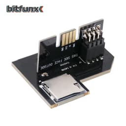 Bitfunx V1.3 SD2SP2 Pro SD Card Adapter Load SDL Micro SD Card TF Card Reader for Nintendo Gamecube NGC NTSC Serial Port 2
