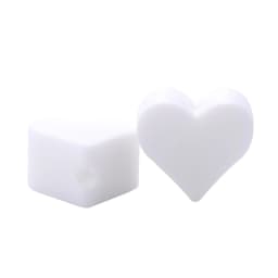 14mm 10Pcs/Lot Heart Shape Silicone Beads Baby Nursing Chewable Teething Beads Pacifier Teether DIY Necklace Accessories
