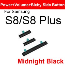 On/Off Power Side Button + Volume Button + Bixby Key For Samsung Galaxy S8 S9 S10 Plus S10+ Note 8 Button Key Replacement Parts