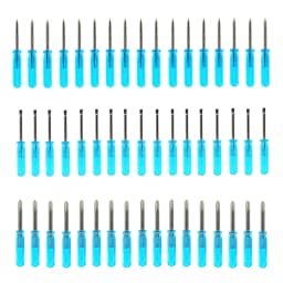 50pcs Mini 3.0/2.0mm Flat-blade Slotted Cross Head Small Screwdriver For Mobile Phone Xbox 360 Wireless Controller Repair Open