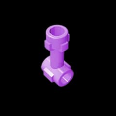 Gobricks GDS-961 Bar 1L with Top Stud and 2 Side Studs (Connector Perpendicular) compatible WITH LEGO 92690 DIY