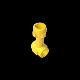 Gobricks GDS-961 Bar 1L with Top Stud and 2 Side Studs (Connector Perpendicular) compatible WITH LEGO 92690 DIY