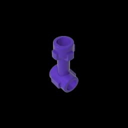 Gobricks GDS-961 Bar 1L with Top Stud and 2 Side Studs (Connector Perpendicular) compatible WITH LEGO 92690 DIY