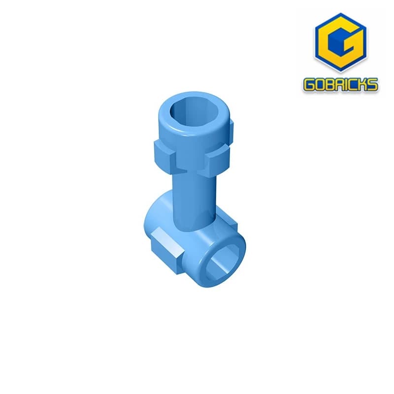 Gobricks GDS-961 Bar 1L with Top Stud and 2 Side Studs (Connector Perpendicular) compatible WITH LEGO 92690 DIY