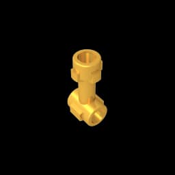 Gobricks GDS-961 Bar 1L with Top Stud and 2 Side Studs (Connector Perpendicular) compatible WITH LEGO 92690 DIY