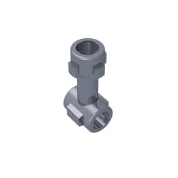 Gobricks GDS-961 Bar 1L with Top Stud and 2 Side Studs (Connector Perpendicular) compatible WITH LEGO 92690 DIY