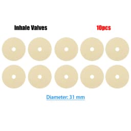 5-10pcs 6893 Inhale Valves 6889 Exhale Valves Silica Gel 6200 Mask Accessories Replace For 6200/7502/6800 Respirator