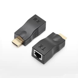1 Pair RJ45 4K HDTV Extender Extension Up to 30m Over CAT6/5E Network Ethernet LAN TX RX Adapter for HDTV DVD PS3 STB