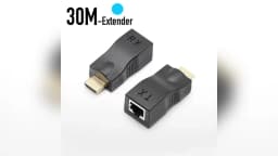 1 Pair RJ45 4K HDTV Extender Extension Up to 30m Over CAT6/5E Network Ethernet LAN TX RX Adapter for HDTV DVD PS3 STB