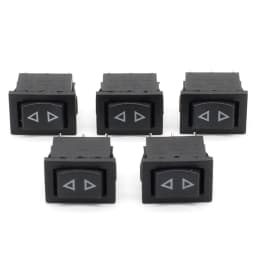 5pcs Rocker Switch Momentary (ON)-OFF-(ON) 3pins