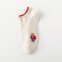 Socks Female Spring And Autumn Mid-tube Embroidery Bear Hose Cute Casual Solid Color Sport Pile Kawaii Socks Harajuku Calcetines