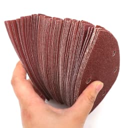 20pcs Self-adhesive Sandpaper Triangle 5 Holes Delta SanderHook Loop Sandpaper Disc Abrasive Tools For Polishing Grit 40-1000