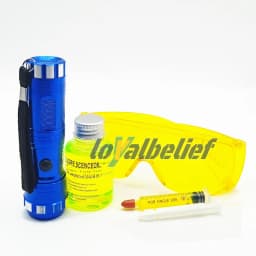 NEW Auto Fluorescent Leak Detection Tool Auto Air Conditioning Repair Tool R134a Refrigerant Gas A/C Leak Test Detector UV Dye