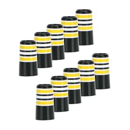 10Pcs Size 0.370 Plastic Golf Ferrules 9.45x25x13.46mm Golf Sleeve Ferrule for Golf Irons High Quality Club Shafts Accessories