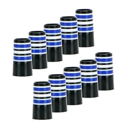 10Pcs Size 0.370 Plastic Golf Ferrules 9.45x25x13.46mm Golf Sleeve Ferrule for Golf Irons High Quality Club Shafts Accessories