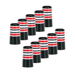 10Pcs Size 0.370 Plastic Golf Ferrules 9.45x25x13.46mm Golf Sleeve Ferrule for Golf Irons High Quality Club Shafts Accessories