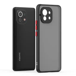 Skin Feel Matte Silicone Hard Phone Case For Xiaomi mi 11 10 11 12 lite 5G 11i mi11 pro 10T 11t 12T Pro Shockproof Bumper Cover