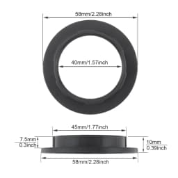 4pcs E26 / E27 Lampshade Collar Rings Threaded Candelabra Base Retainer Lock Light Shades Socket Reducing Ring Bulb Holder