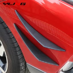 Car Front Bumper Rubber Lip Diffuser Splitter Fins Canards Wings Coche Body Stickers Auto Delanteros Strip Decoration