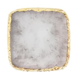 1PC Round Resin Agate Stone Nail Art Palette False Nail Tips Mixing Color Drawing Pallet Gel Polish Display Shelf Manicure Tool