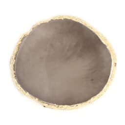 1PC Round Resin Agate Stone Nail Art Palette False Nail Tips Mixing Color Drawing Pallet Gel Polish Display Shelf Manicure Tool