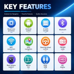 ESSGOO Android 15 Car Radio Wireless Carplay 4G 64G Multimedia Video Player 7 9 Inch GPS WIFI For Nissan Kia Honda VW Hyundai