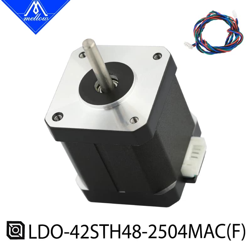 Mellow LDO 42STH48 2504MAC(F) 48MM Nema 17 Stepper Motor For 3D Printer Parts Voron Blv Ender 3 Prusa I3