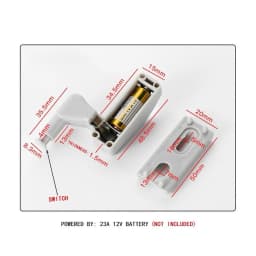 5 Pcs LED Lamp Cabinet Hinge Light Kitchen Bedroom Living Room Cupboard Wardrobe Inner Loop Drawer Sensor Night Light