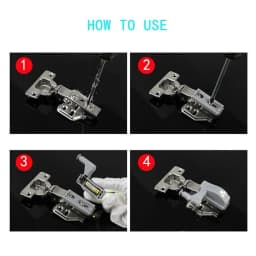 5 Pcs LED Lamp Cabinet Hinge Light Kitchen Bedroom Living Room Cupboard Wardrobe Inner Loop Drawer Sensor Night Light