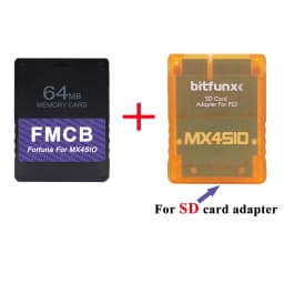 BitFunx Fortuna FMCB PS2 Card OPL 1.2.0 For MX4SIO SIO2SD TF/SD Card Adapter For Playstation2 Slim Game Consoles