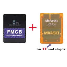 BitFunx Fortuna FMCB PS2 Card OPL 1.2.0 For MX4SIO SIO2SD TF/SD Card Adapter For Playstation2 Slim Game Consoles