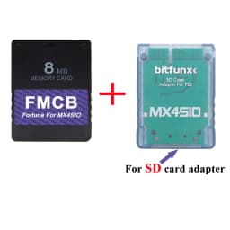 BitFunx Fortuna FMCB PS2 Card OPL 1.2.0 For MX4SIO SIO2SD TF/SD Card Adapter For Playstation2 Slim Game Consoles