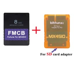 BitFunx Fortuna FMCB PS2 Card OPL 1.2.0 For MX4SIO SIO2SD TF/SD Card Adapter For Playstation2 Slim Game Consoles