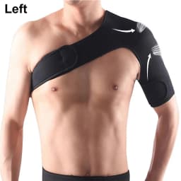 Adjustable Shoulder Stability Brace Light Breathable Neoprene Shoulder Support for Dislocated AC Joint,Labrum Tear,Shoulder Pain