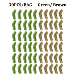 30PCS Carp Fishing Anti Tangle Sleeve Accessories Helicopter Rig Tubing Hook Swivel Connector Sleeve for Fishing Line Protection