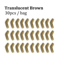 30PCS Carp Fishing Anti Tangle Sleeve Accessories Helicopter Rig Tubing Hook Swivel Connector Sleeve for Fishing Line Protection