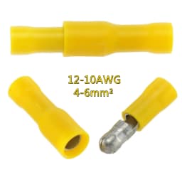 20/50/100pcs Female Male Insulated Electrical Connector Crimp Bullet Terminal Audio Wiring Terminals MPD FRD Connectors 22-10AWG