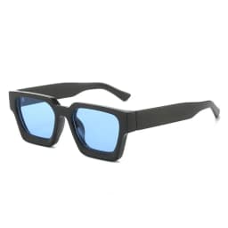 SO&EI Fashion Square Women Luxury Sunglasses Retro Brand Designer Men Trending Leopard Blue Green Sun Glasses Shades UV400