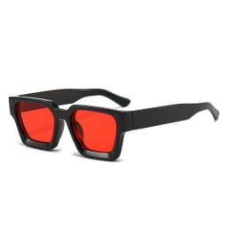 SO&EI Fashion Square Women Luxury Sunglasses Retro Brand Designer Men Trending Leopard Blue Green Sun Glasses Shades UV400