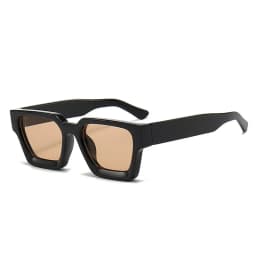 SO&EI Fashion Square Women Luxury Sunglasses Retro Brand Designer Men Trending Leopard Blue Green Sun Glasses Shades UV400