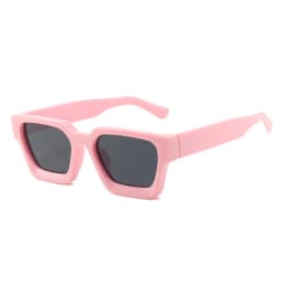 SO&EI Fashion Square Women Luxury Sunglasses Retro Brand Designer Men Trending Leopard Blue Green Sun Glasses Shades UV400