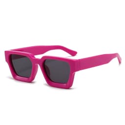 SO&EI Fashion Square Women Luxury Sunglasses Retro Brand Designer Men Trending Leopard Blue Green Sun Glasses Shades UV400
