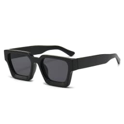 SO&EI Fashion Square Women Luxury Sunglasses Retro Brand Designer Men Trending Leopard Blue Green Sun Glasses Shades UV400