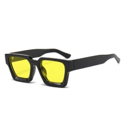 SO&EI Fashion Square Women Luxury Sunglasses Retro Brand Designer Men Trending Leopard Blue Green Sun Glasses Shades UV400