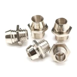 10Pcs/lot Copper Metal 3MM 5MM Light Emitting Diode LED Holder Mount Panel Display Wholesale